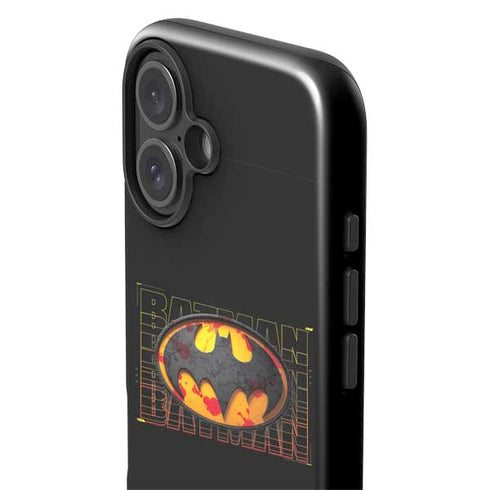 DC Comics The Flash Movie: Batman Bloody Logo iPhone 16 Impact Case